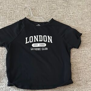 Hollister Black London Graphic Tee